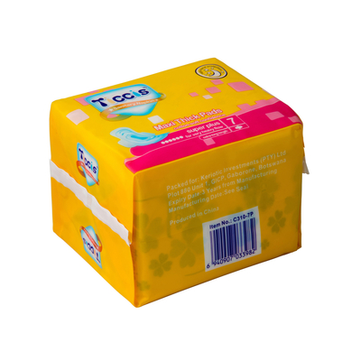 Cuscinetti stampati dell'assorbente igienico sopra il singolo spostamento di capacità di assorbimento 100ml