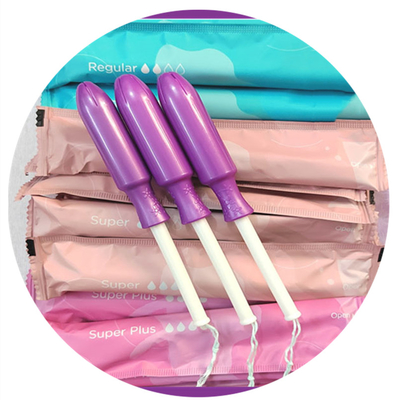Vendita all'ingrosso dei tamponi ordinari di quantità all'ingrosso tamponi organici con il logo del tampone dell'applicatore