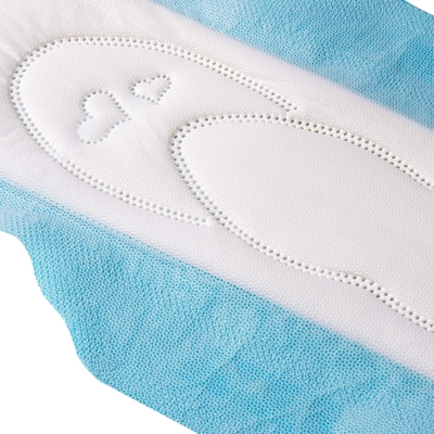 Il supplemento traversa le donne volando organiche di siccità dei cuscinetti sanitari 250mm che indossano i tovaglioli sanitari