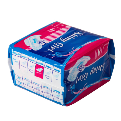 Tovaglioli sanitari eliminabili della ragazza brillante della menta/ultra Maxi Pads naturale 155mm