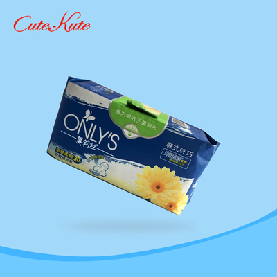 i tovaglioli sanitari eliminabili di 260mm hanno perforato il film Maxi Sanitary Pads comodo