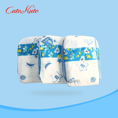 Il pannolino eliminabile del bambino della polpa della lanugine del pannolino del bambino di BackSheet del PE riempie con nastro adesivo magico
