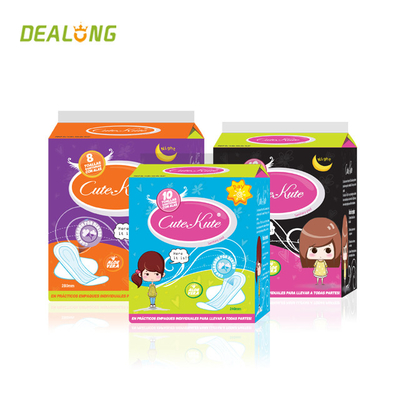 Signora comoda Care Sanitary Napkin dei cuscinetti sanitari 270mm delle donne ha stampato