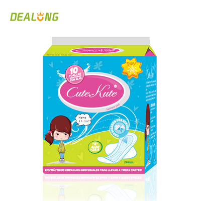 Signora Anion Sanitary Napkin profuma il pannolino organico FDA del cotone