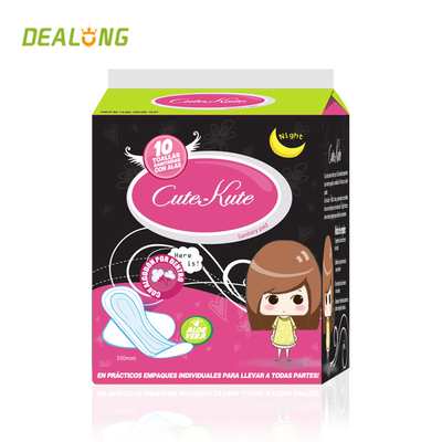 Signora comoda Care Sanitary Napkin dei cuscinetti sanitari 270mm delle donne ha stampato