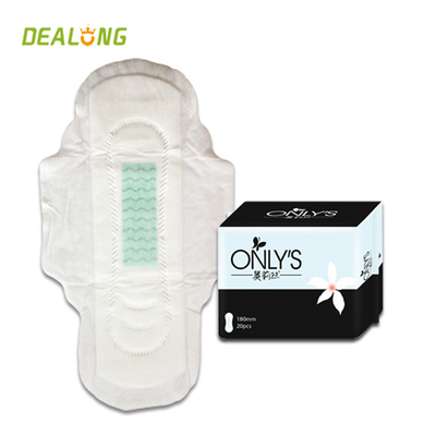 Cuscinetti sanitari Maxi Pads Printed High Absorbency del cotone organico di 100%