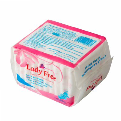 OEM sottile eccellente dei tovaglioli sanitari 150ml delle signore/propria superficie regolare di marca