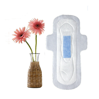 cuscinetti sanitari del cotone naturale di 240mm organici tutto il cotone Maxi Pads Perforated Film