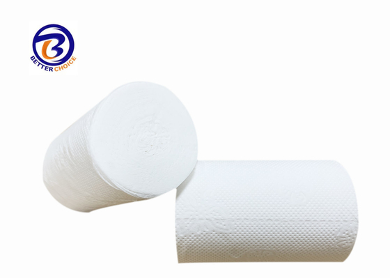 Rotolo di carta eliminabile 15 GSM H 9CM del tessuto della toilette comoda molle