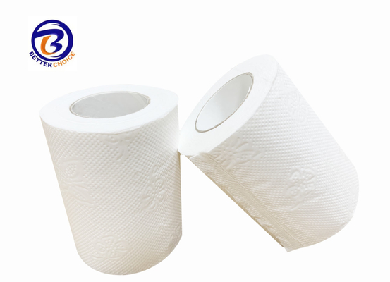 Rotolo di carta eliminabile 15 GSM H 9CM del tessuto della toilette comoda molle