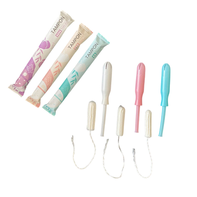 Campione libero della sostanza assorbente dei tamponi eliminabili mestruali igienici femminili all'ingrosso del cotone